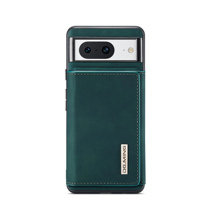 For Google Pixel 8 DG.MING M1 Series 3-Fold Multi Card Wallet + Magnetic Phone Case(Green) by DG.MING