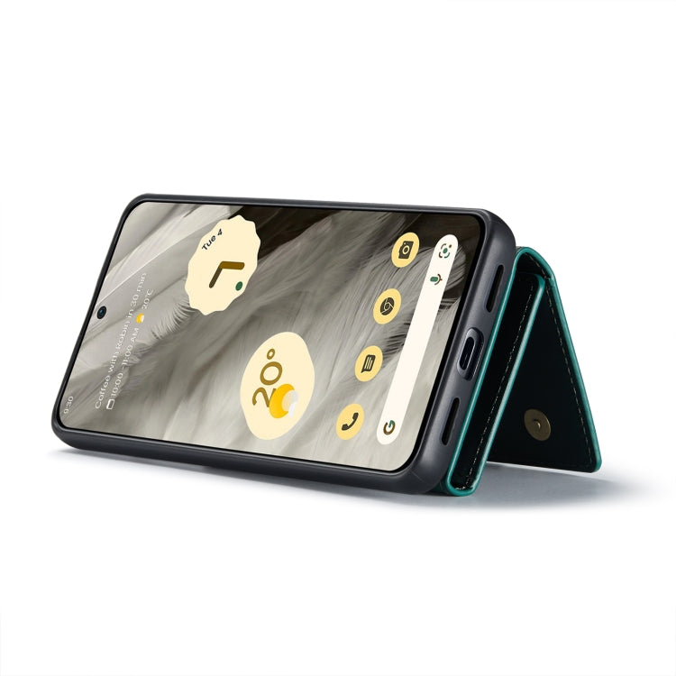 For Google Pixel 8 DG.MING M1 Series 3-Fold Multi Card Wallet + Magnetic Phone Case(Green) by DG.MING