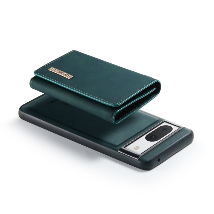 For Google Pixel 8 DG.MING M1 Series 3-Fold Multi Card Wallet + Magnetic Phone Case(Green) by DG.MING