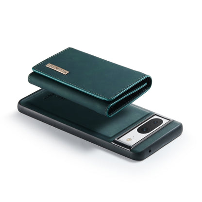 For Google Pixel 8 DG.MING M1 Series 3-Fold Multi Card Wallet + Magnetic Phone Case(Green) by DG.MING