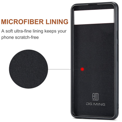 For Google Pixel 7A DG.MING M2 Series 3-Fold Multi Card Bag + Magnetic Phone Case(Coffee) by DG.MING