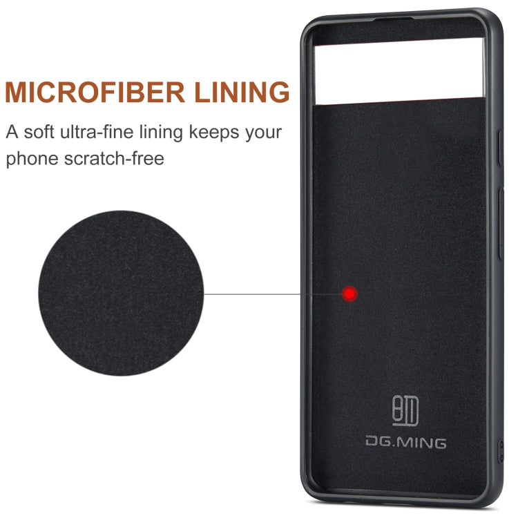 For Google Pixel 7A DG.MING M2 Series 3-Fold Multi Card Bag + Magnetic Phone Case(Red) by DG.MING