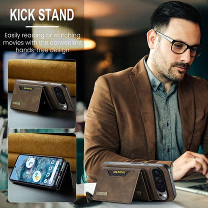 For Google Pixel 9 Pro XL DG.MING M2 Series 3-Fold Multi Card Bag + Magnetic Phone Case(Coffee) by DG.MING