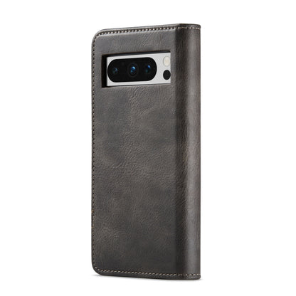 For Google Pixel 8 Pro DG.MING Crazy Horse Texture Detachable Magnetic Leather Phone Case(Grey) by DG.MING