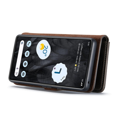 For Google Pixel 8 Pro DG.MING Crazy Horse Texture Detachable Magnetic Leather Phone Case(Grey) by DG.MING