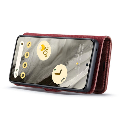 For Google Pixel 8 DG.MING Crazy Horse Texture Detachable Magnetic Leather Phone Case(Red) by DG.MING