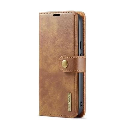 For Google Pixel 9a DG.MING Crazy Horse Texture Detachable Magnetic Leather Phone Case(Brown) by DG.MING