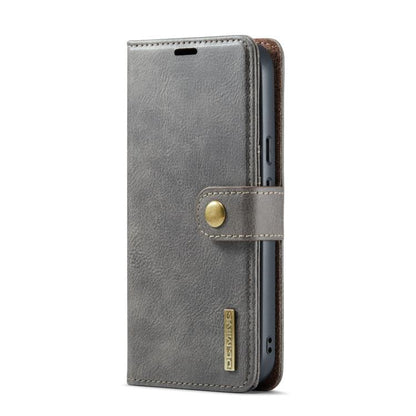 For Google Pixel 9a DG.MING Crazy Horse Texture Detachable Magnetic Leather Phone Case(Grey) by DG.MING