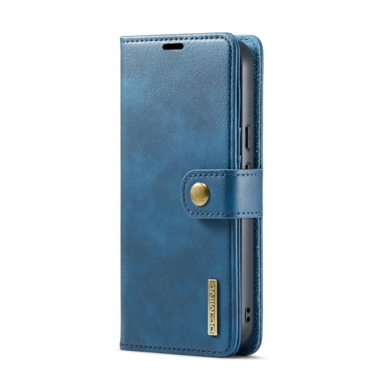 For Google Pixel 9a DG.MING Crazy Horse Texture Detachable Magnetic Leather Phone Case(Blue) by DG.MING