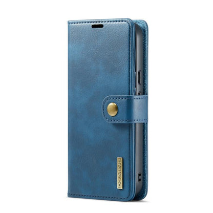 For Google Pixel 9a DG.MING Crazy Horse Texture Detachable Magnetic Leather Phone Case(Blue) by DG.MING