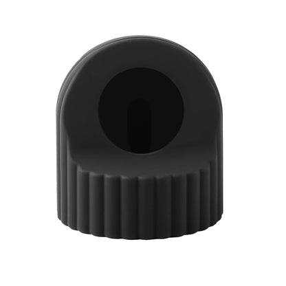For Apple Watch Wave Pattern Silicone Watch Charging Stand(Black) by bashfashion