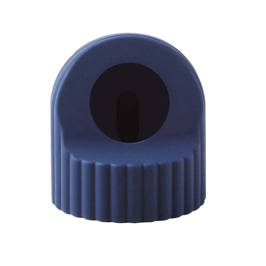 For Apple Watch Wave Pattern Silicone Watch Charging Stand(Midnight Blue) by bashfashion