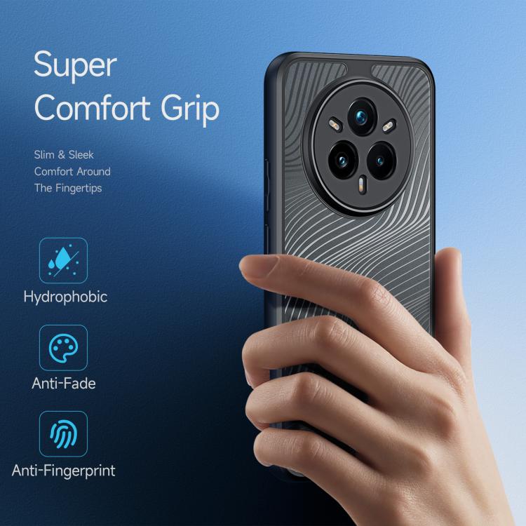 For Realme 14 Pro+ DUX DUCIS Aimo Series TPU + PC Frosted Feel Phone Case(Black) by DUX DUCIS