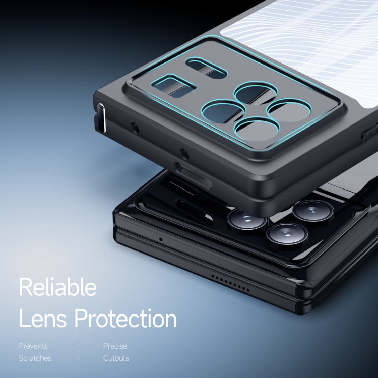 For Xiaomi Mix Fold 3 DUX DUCIS Aimo Series TPU + PC Frosted Feel Phone Case(Black) by DUX DUCIS