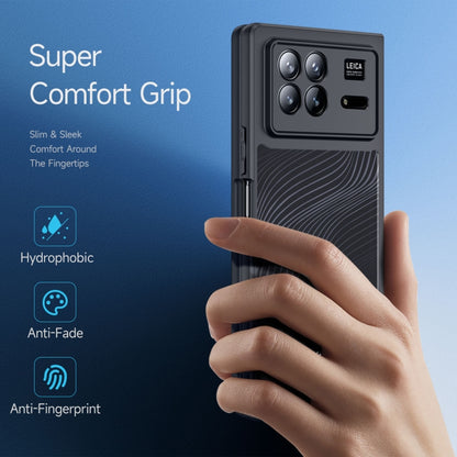 For Xiaomi Mix Fold 3 DUX DUCIS Aimo Series TPU + PC Frosted Feel Phone Case(Black) by DUX DUCIS