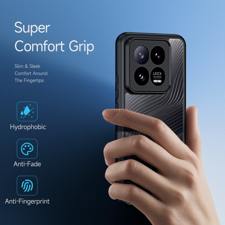For Xiaomi 14 Pro DUX DUCIS Aimo Series TPU + PC Frosted Feel Phone Case(Black) by DUX DUCIS
