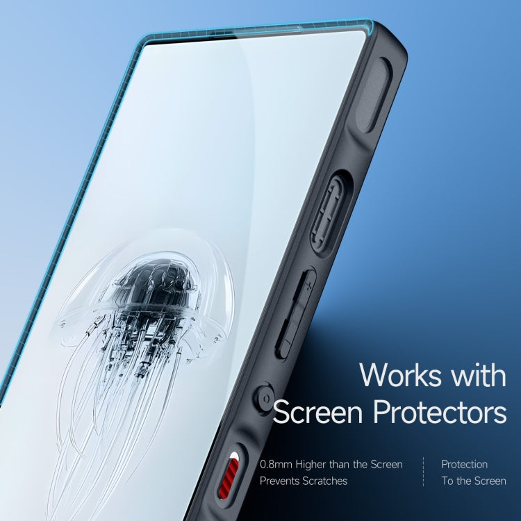 For ZTE nubia Red Magic 10 Pro / 10 Pro+ DUX DUCIS Aimo Series TPU + PC Frosted Feel Phone Case(Black) by DUX DUCIS