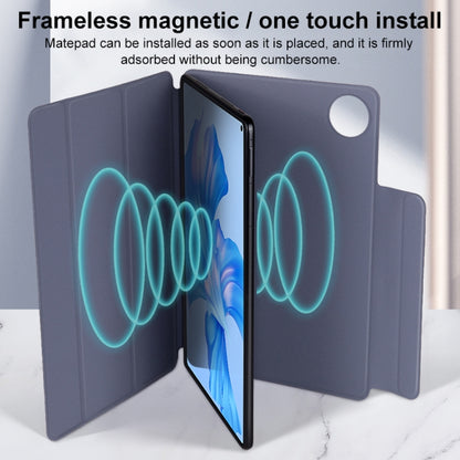 For Huawei Matepad Pro 10.8 3-fold Double-sided Clip Buckle Magnetic Smart Tablet Case(Black) by bashfashion