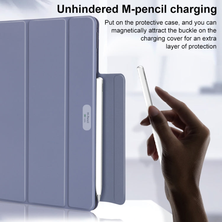 For Huawei Matepad Pro 10.8 3-fold Double-sided Clip Buckle Magnetic Smart Tablet Case(Black) by bashfashion