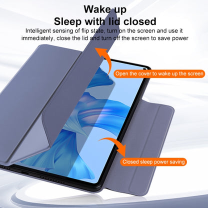 For Huawei Matepad Pro 10.8 3-fold Double-sided Clip Buckle Magnetic Smart Tablet Case(Black) by bashfashion