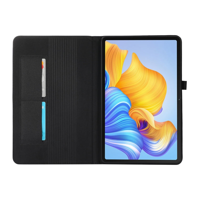 For Huawei MatePad Air 2024 Fabric Leather Tablet Case(Black) by bashfashion