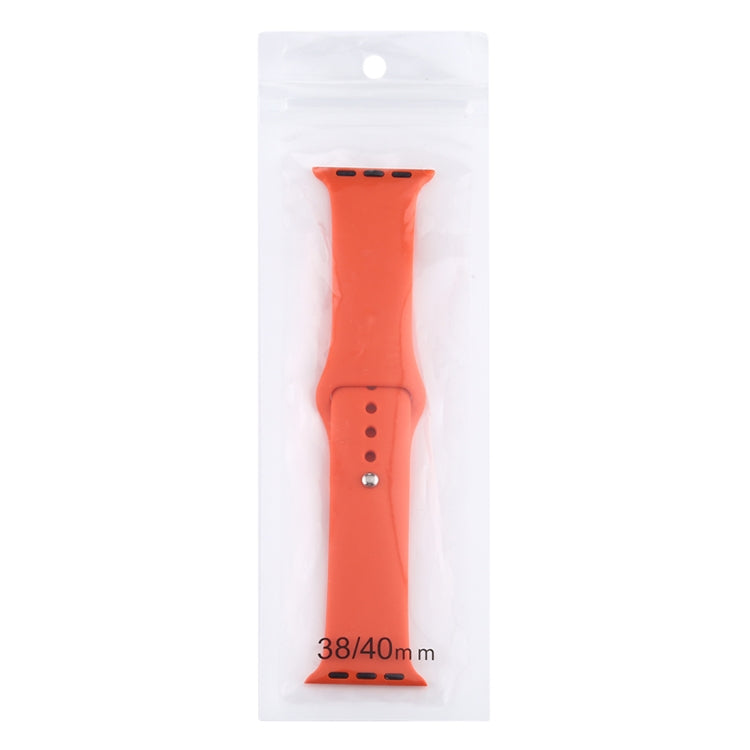 For Apple Watch Series 9&8&7 41mm / SE 3&SE 2&6&SE&5&4 40mm / 3&2&1 38mm Silicone Watch Band, Short Section (female)(Wave Color) by bashfashion