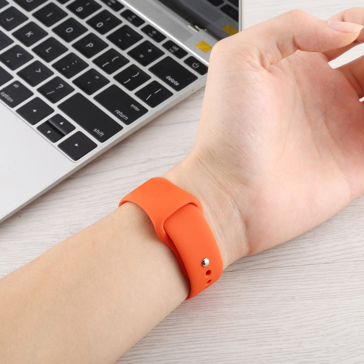 For Apple Watch Series 9&8&7 41mm / SE 3&SE 2&6&SE&5&4 40mm / 3&2&1 38mm Silicone Watch Band, Short Section (female)(Wave Color) by bashfashion