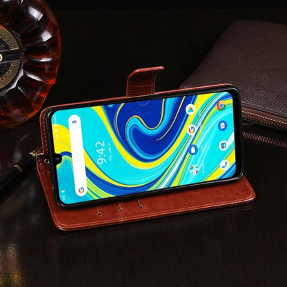 For UMIDIGI A7 Pro idewei Crazy Horse Texture Horizontal Flip Leather Case with Holder & Card Slots & Wallet(Brown) by idewei