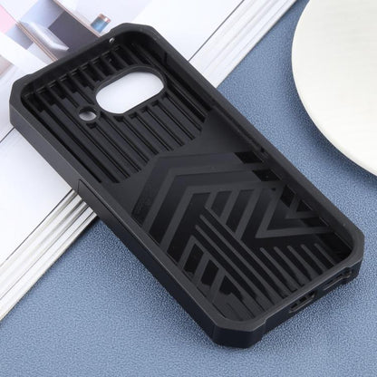 For Google Pixel 9a Camera Shield Card Slot PC+TPU Phone Case(Black) by bashfashion