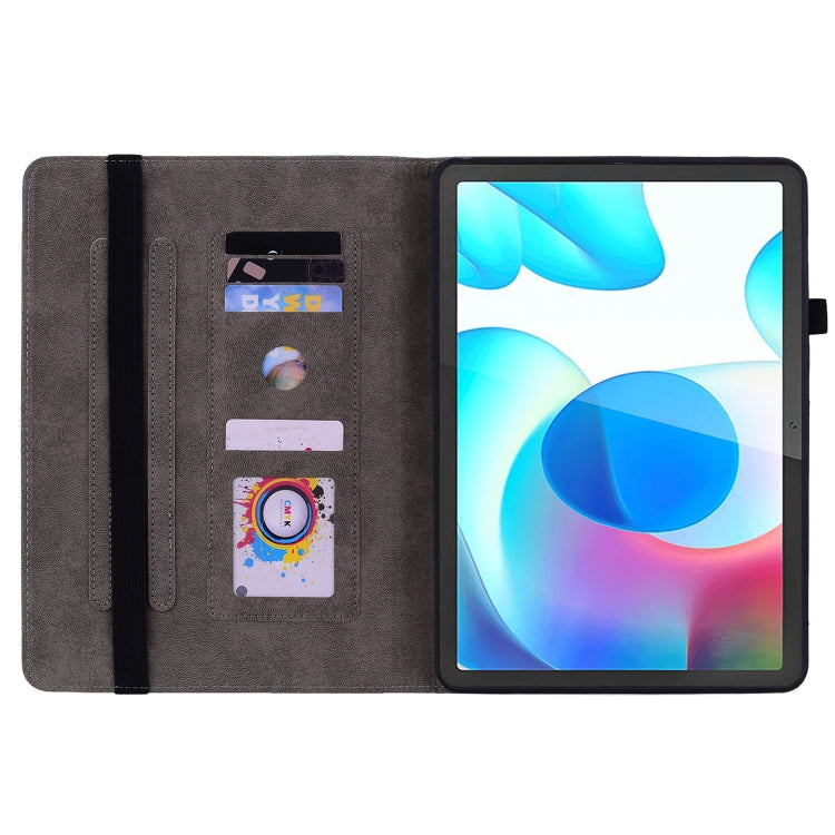 For Realme Pad 10.4 / Pad 5G 10.4 Butterfly Rose Embossed Leather Tablet Case(Pink) by bashfashion