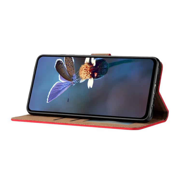 For iPhone 16e Seven Butterflies Embossed Leather Phone Case(Red) by bashfashion