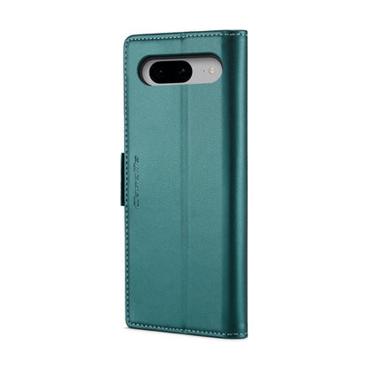 For Google Pixel 8 CaseMe 023 Butterfly Buckle Litchi Texture RFID Anti-theft Leather Phone Case(Pearly Blue) by CaseMe