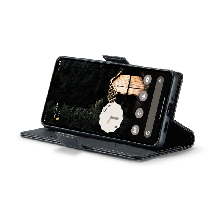 For Google Pixel 10 Pro XL / 9 Pro XL CaseMe 023 Butterfly Buckle Litchi Texture RFID Anti-theft Leather Phone Case(Black) by CaseMe