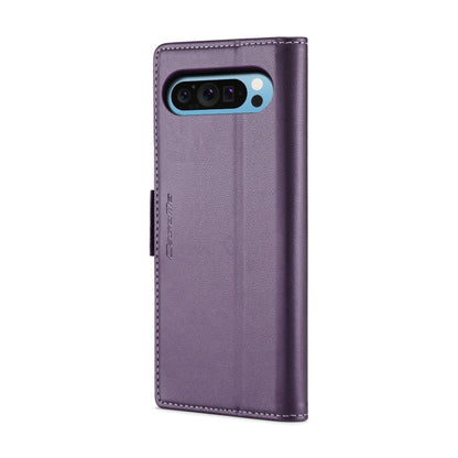 For Google Pixel 10 Pro XL / 9 Pro XL CaseMe 023 Butterfly Buckle Litchi Texture RFID Anti-theft Leather Phone Case(Pearly Purple) by CaseMe