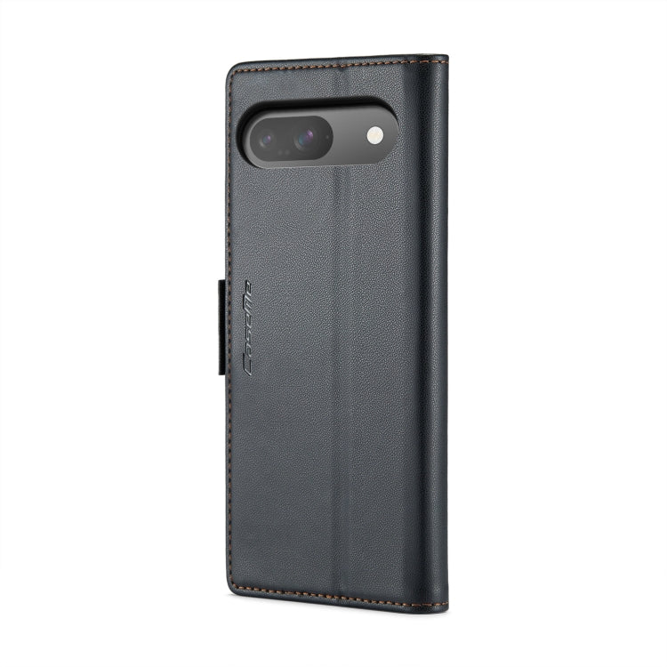 For Google Pixel 10 / 10 Pro / 9 CaseMe 023 Butterfly Buckle Litchi Texture RFID Anti-theft Leather Phone Case(Black) by CaseMe