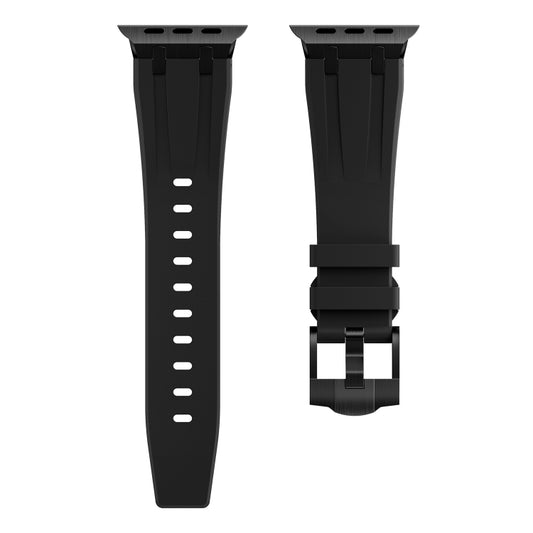 AP Silicone Watch Band For Apple Watch Ultra 49mm(Black Black) by bashfashion