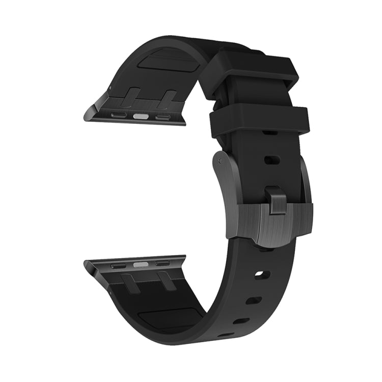 AP Silicone Watch Band For Apple Watch 2 38mm(Black Black) by bashfashion