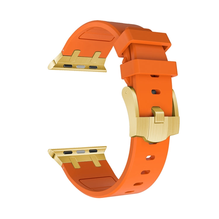 AP Silicone Watch Band For Apple Watch 38mm(Gold Orange) by bashfashion
