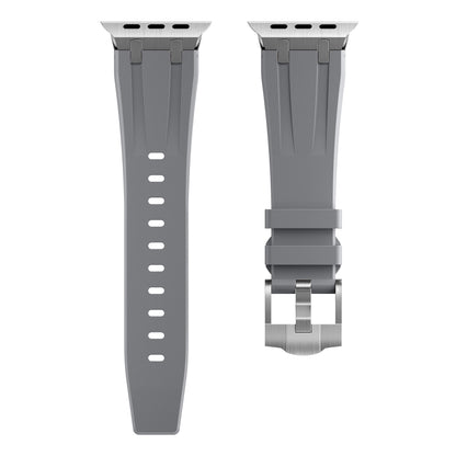 AP Silicone Watch Band For Apple Watch Series 10 46mm(Silver Grey) by bashfashion