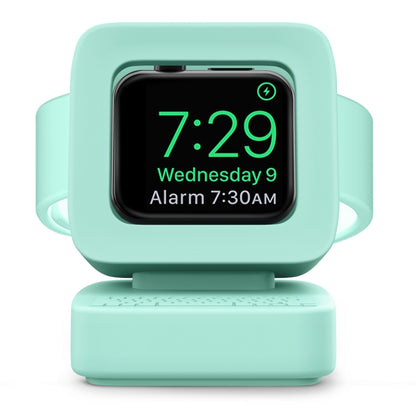 For Apple Watch 44/42/40/38mm Retro Watch Stand Holder(Mint Green) by bashfashion