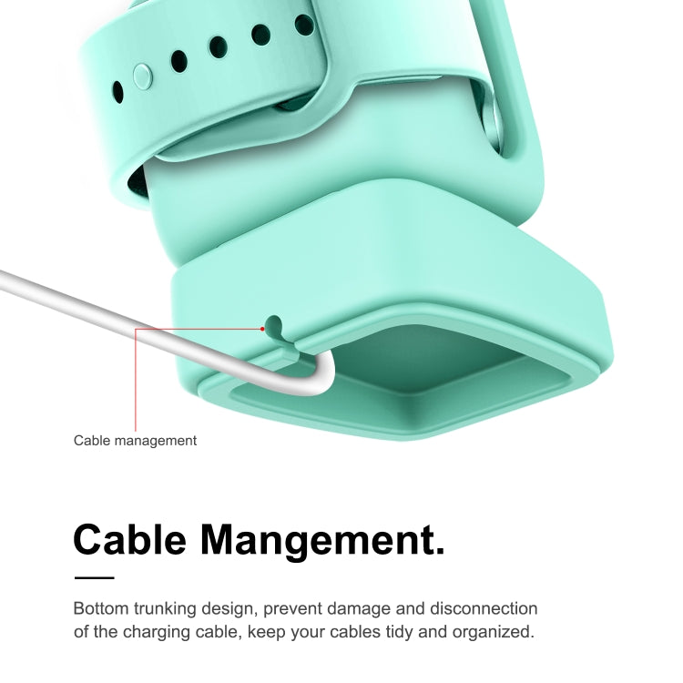 For Apple Watch 44/42/40/38mm Retro Watch Stand Holder(Mint Green) by bashfashion