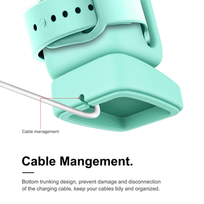 For Apple Watch 44/42/40/38mm Retro Watch Stand Holder(Mint Green) by bashfashion