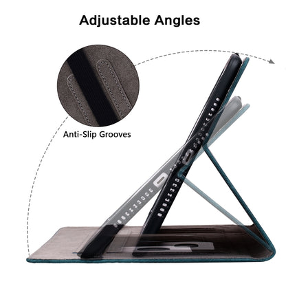 For Samsung Galaxy Tab S4 10.5 SM-T830 Butterfly Rose Embossed Leather Tablet Case(Dark Blue) by bashfashion