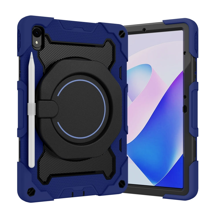 For Huawei MatePad 11 2023 Armor Contrast Color Silicone + PC Tablet Case(Navy Blue) by bashfashion