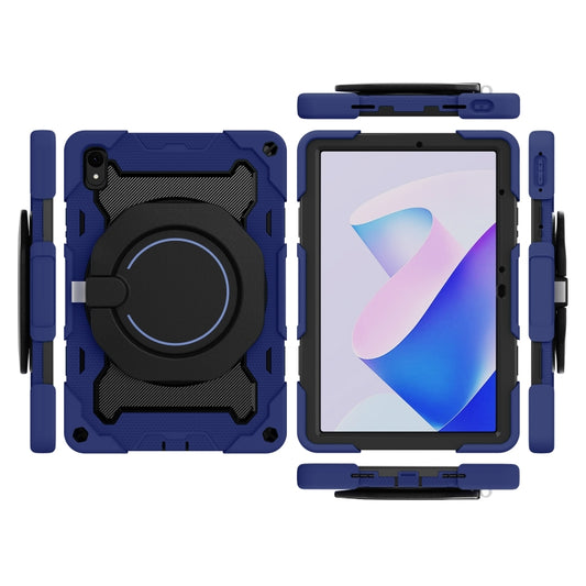For Huawei MatePad 11 2023 Armor Contrast Color Silicone + PC Tablet Case(Navy Blue) by bashfashion