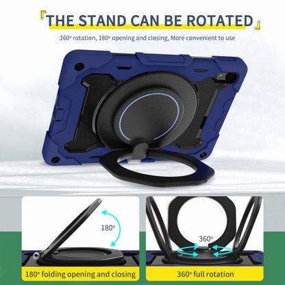 For Huawei MatePad 11 2023 Armor Contrast Color Silicone + PC Tablet Case(Navy Blue) by bashfashion