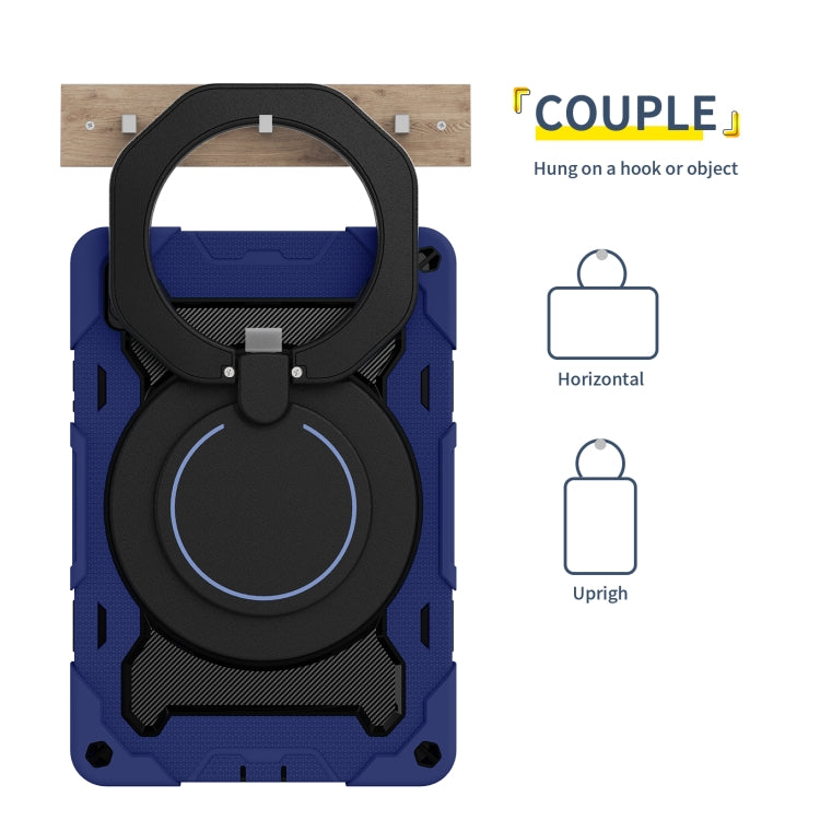 For Huawei MatePad 11 2023 Armor Contrast Color Silicone + PC Tablet Case(Navy Blue) by bashfashion