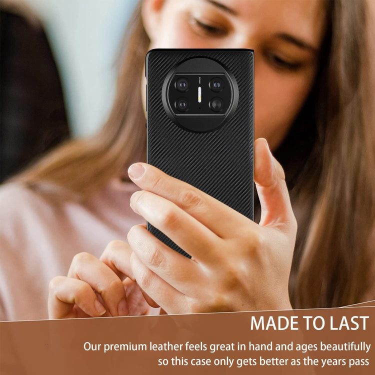 For Huawei Mate X3 ViLi TC Series Kevlar Carbon Fiber Texture Phone Case(Black) by ViLi
