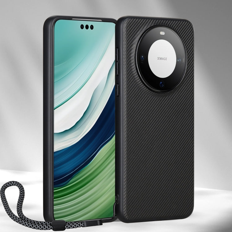 For Huawei Mate 60 Pro / 60 Pro+ ViLi TC Series Kevlar Carbon Fiber Texture Phone Case(Black) by ViLi