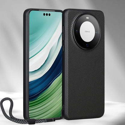 For Huawei Mate 60 Pro / 60 Pro+ ViLi TC Series Kevlar Carbon Fiber Texture Phone Case(Black) by ViLi